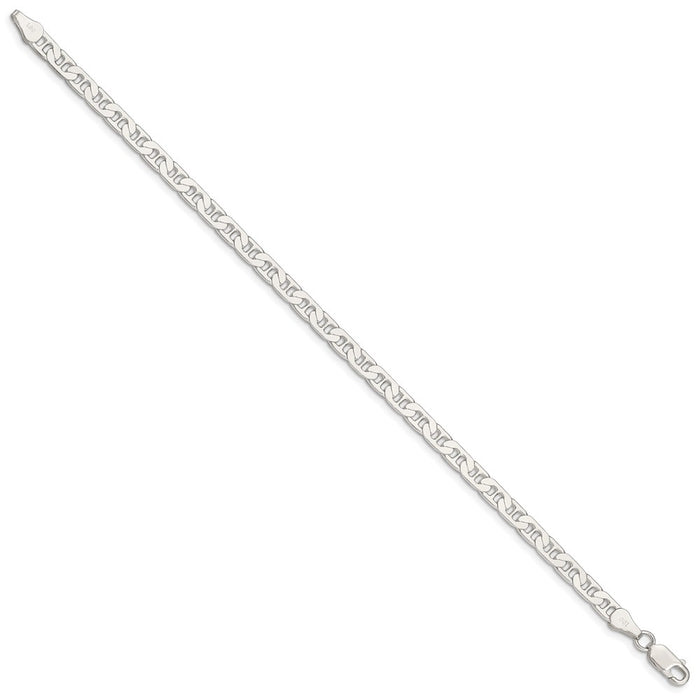 Buy Stylish 4.5mm Flat Anchor Link Chain in High-Quality Sterling Silver-2