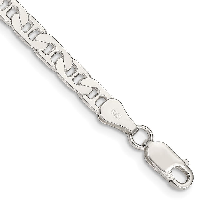 Buy Stylish 4.5mm Flat Anchor Chain in Sterling Silver - Affordable Luxury-1