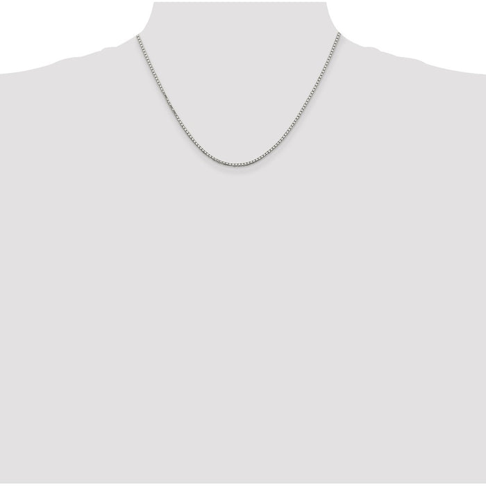 High-Quality 1.7mm Diamond-Cut Sterling Silver Box Chain - Stylish Value-4