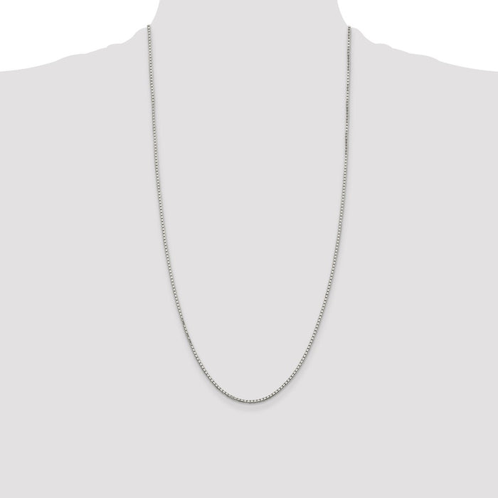 Buy Stylish 1.7mm Diamond-Cut Sterling Silver Box Chain - Luxury Jewelry Value-4