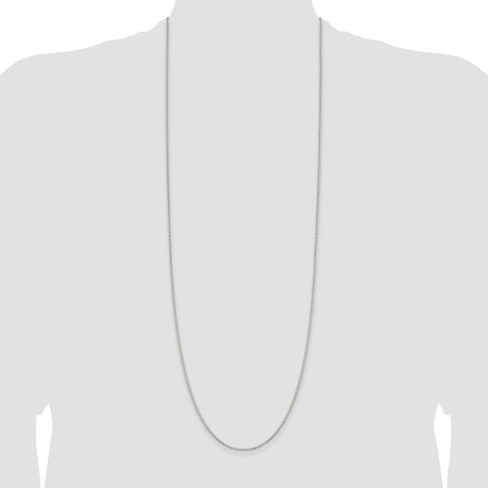 Buy 1.1mm Sterling Silver Box Chain - Stylish & Affordable Jewelry-4