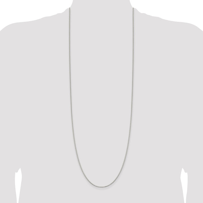 Buy Exclusive 1.25mm Sterling Silver Box Chain - Stylish & Affordable Option-4