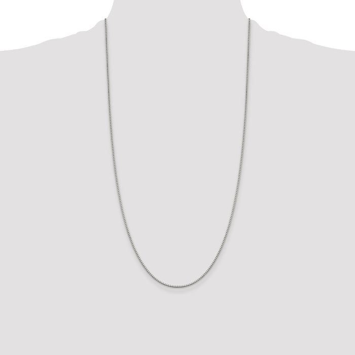 Buy Stylish 1.4mm Sterling Silver Box Chain - Affordable Luxury Jewelry-4