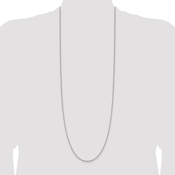 Exclusive 1.4mm Sterling Silver Box Chain - Stylish, Affordable Jewelry!-4