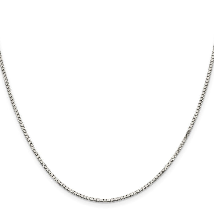 Buy Stylish 1.5mm Sterling Silver Box Chain with 4-Inch Extension-2