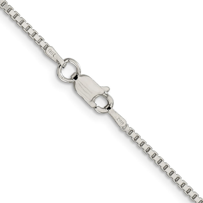 Buy High-Quality 1.5mm Sterling Silver Box Chain | Stylish & Affordable Jewelry-3