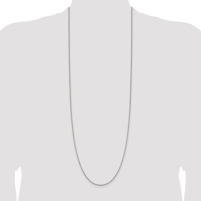 Buy Stylish 1.5mm Sterling Silver Box Chain - Affordable Luxury Jewelry-4