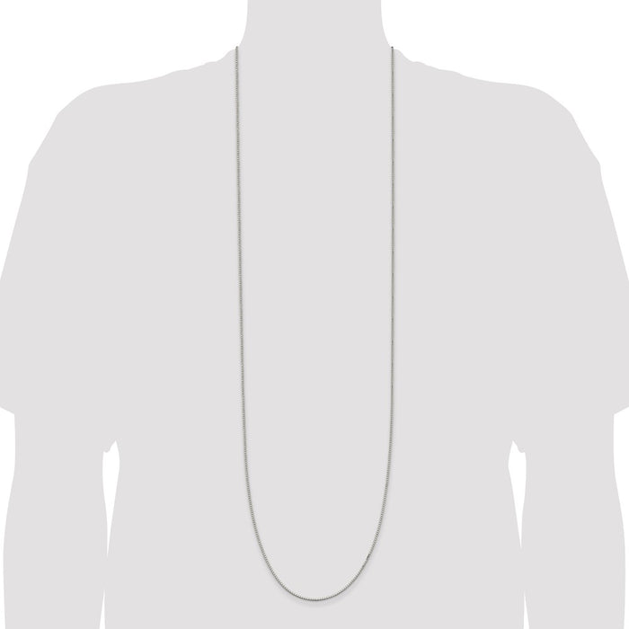 Buy Stylish 1.5mm Sterling Silver Box Chain - Affordable Luxury Jewelry-4