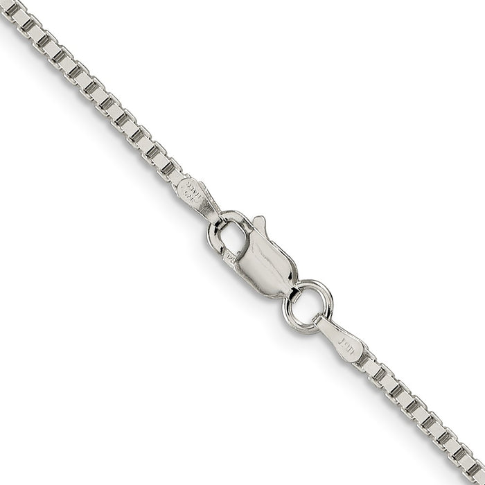 Exclusive 1.75mm Sterling Silver Box Chain - Stylish & Affordable Jewelry-3