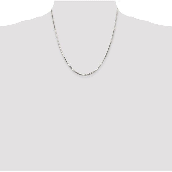 Exclusive 1.75mm Sterling Silver Box Chain - Stylish & Affordable Jewelry-4
