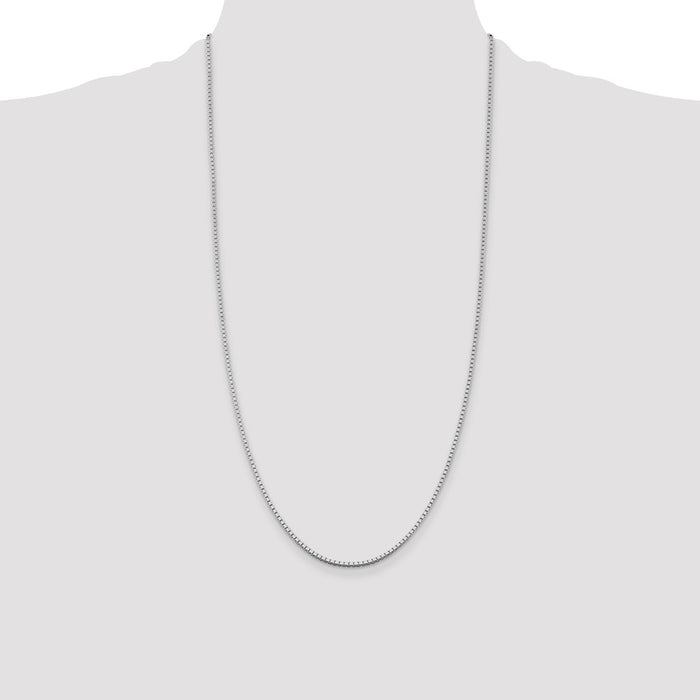 Buy Stylish Rhodium-Plated Sterling Silver Box Chain, 1.75mm, Affordable Price-4