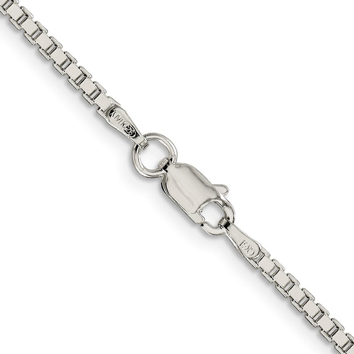 Buy Stylish 1.9mm Sterling Silver Box Chain - Luxury Quality at Great Price-3