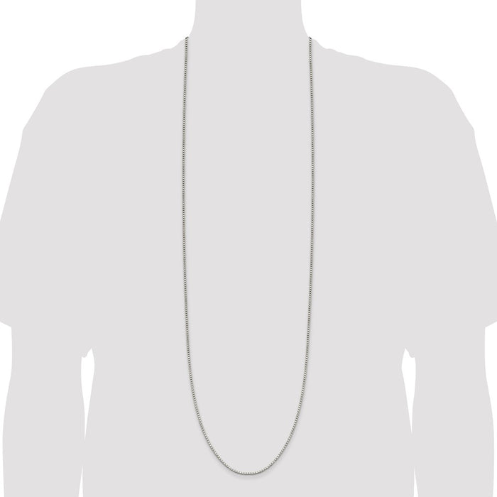 Buy 1.9mm Sterling Silver Box Chain - Stylish & Affordable Accessory-4