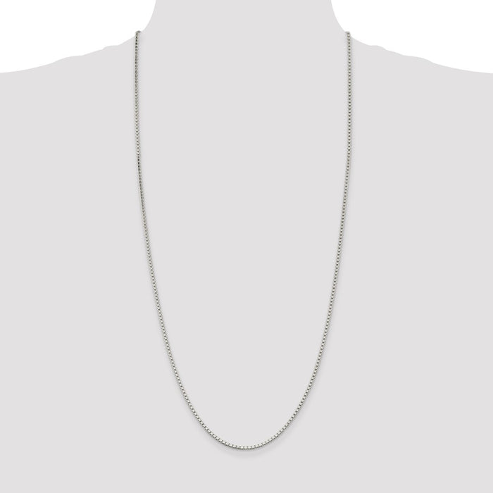 Buy 2mm Sterling Silver Box Chain | Stylish & High-Quality Jewelry Value-4