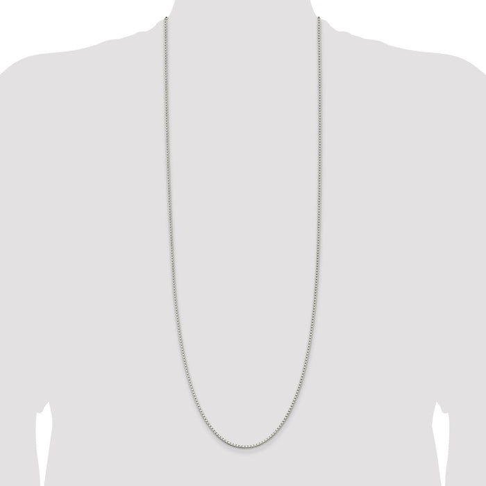 Buy 2mm Sterling Silver Box Chain | Stylish & Affordable Jewelry Option-4