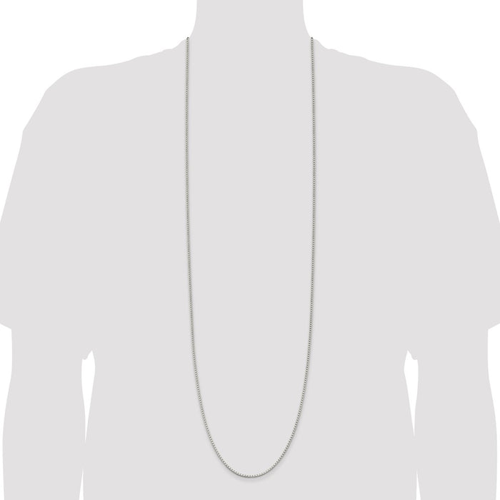 Buy 2mm Sterling Silver Box Chain - Stylish & Affordable Jewelry Option-4