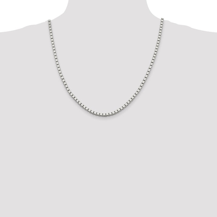Buy 3.75mm Sterling Silver Box Chain - Stylish and Affordable Jewelry!-4