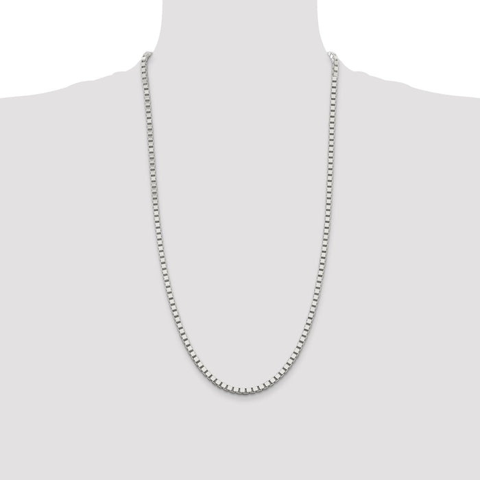 Buy Exclusive 3.75mm Sterling Silver Box Link Chain - Affordable Elegance-4