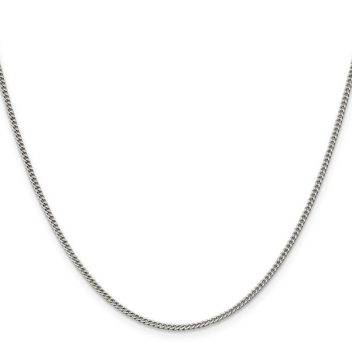 Exclusive 1.75mm Sterling Silver Curb Chain - Stylish & Affordable Luxury-2