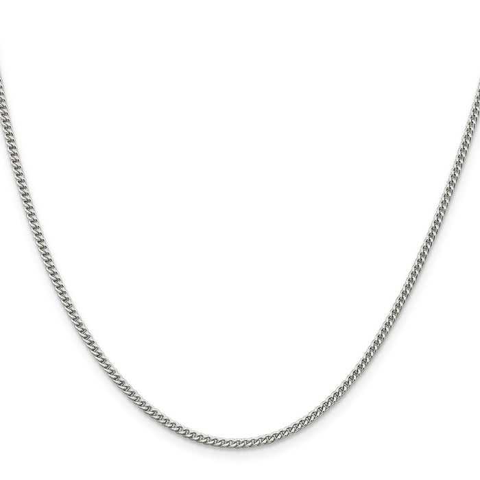 Buy 2mm Sterling Silver Curb Chain - Stylish & Affordable Jewelry Option-2