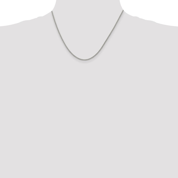 Buy 2mm Sterling Silver Curb Chain - Stylish, High-Quality, Affordable Jewelry-4