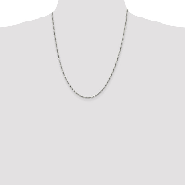 Buy 2mm Sterling Silver Curb Chain - Stylish & Affordable Jewelry Option-4