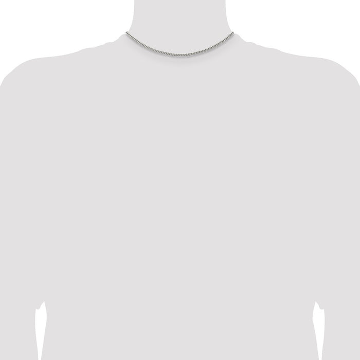 Buy Stylish 3mm Sterling Silver Curb Chain - High-Quality & Affordable Jewelry-4