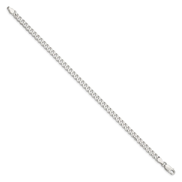 Exclusive 4.5mm Sterling Silver Curb Chain - Stylish and Affordable Design-2