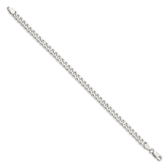 High-Quality 5.7mm Sterling Silver Curb Chain - Stylish & Discounted Option!-2