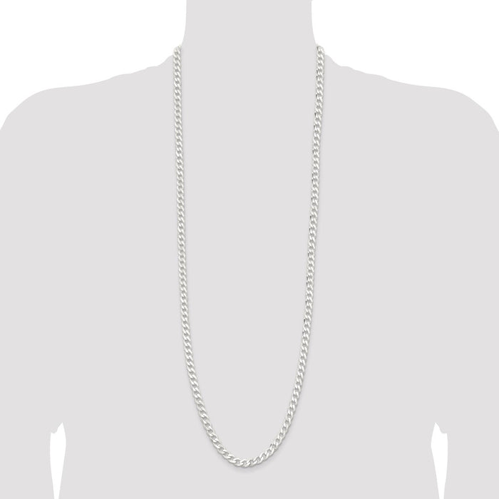 Exclusive 6.5mm Sterling Silver Curb Chain - Stylish and Affordable Value!-4