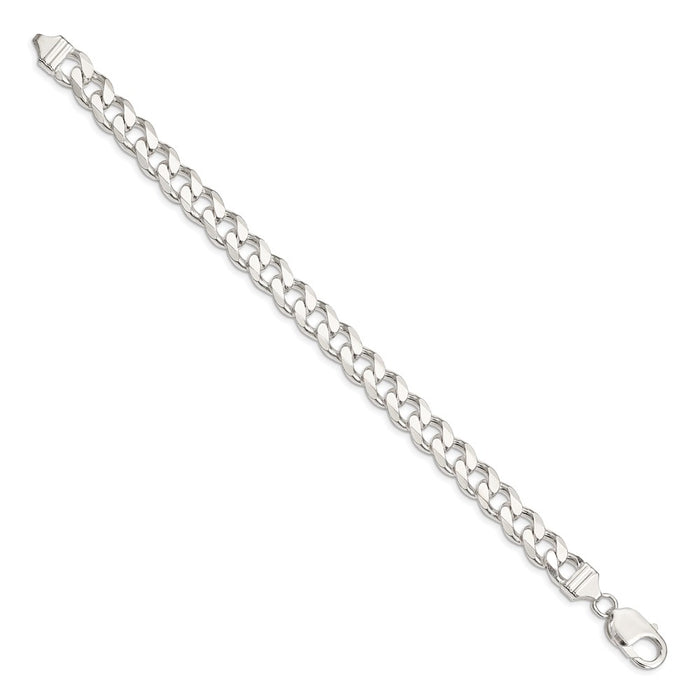 Buy 9.3mm Sterling Silver Curb Chain - Stylish & Affordable Jewelry Option-2