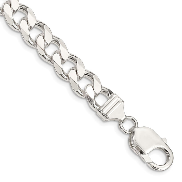 Buy 9.3mm Sterling Silver Curb Chain - Stylish & Affordable Jewelry Option-1