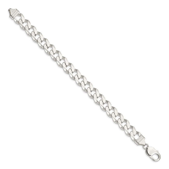 Exclusive 11mm Sterling Silver Curb Chain - Stylish & Affordable Luxury-2