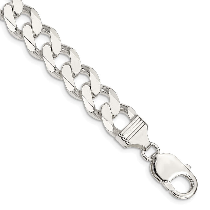 High-Quality 11mm Sterling Silver Curb Chain | Stylish & Affordable Design-1