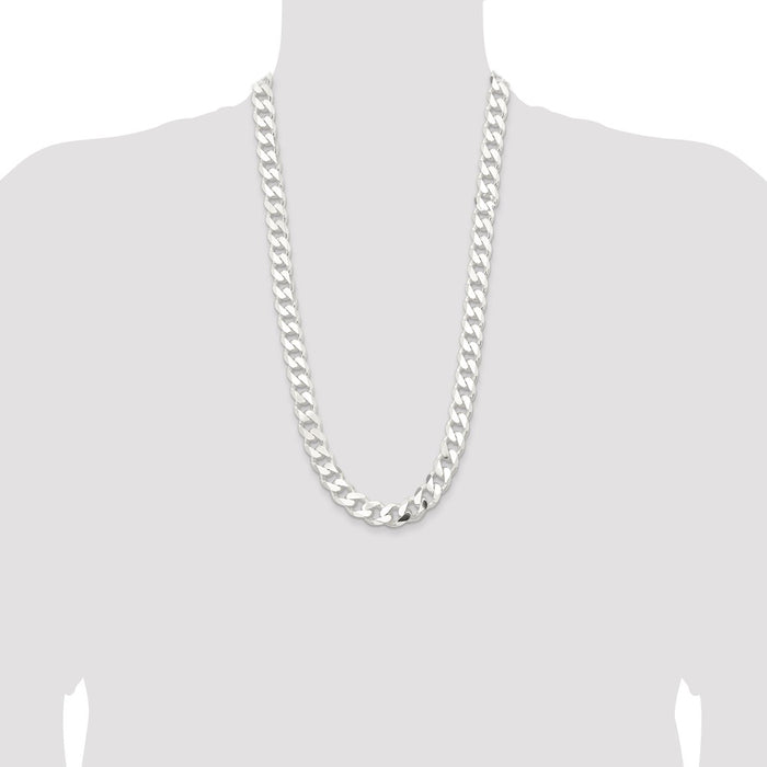 Buy Stylish 13mm Sterling Silver Curb Chain - Affordable Luxury Jewelry-4