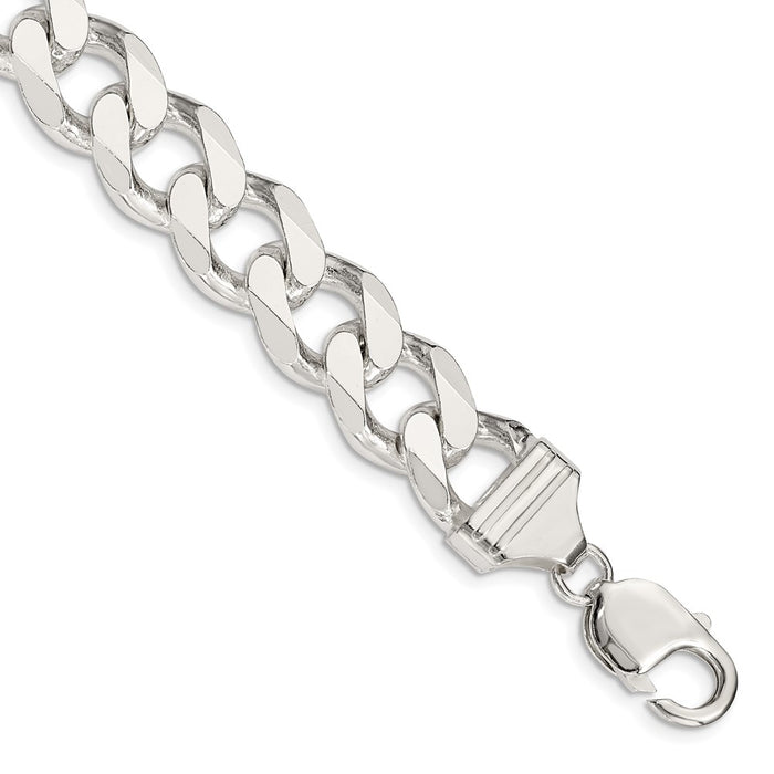 Buy 13mm Sterling Silver Curb Chain - Stylish & Affordable Jewelry Option-1
