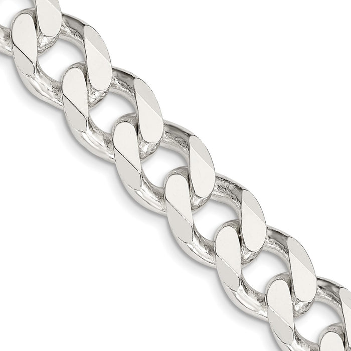 High-Quality 13mm Sterling Silver Curb Chain - Affordable Style & Value-1