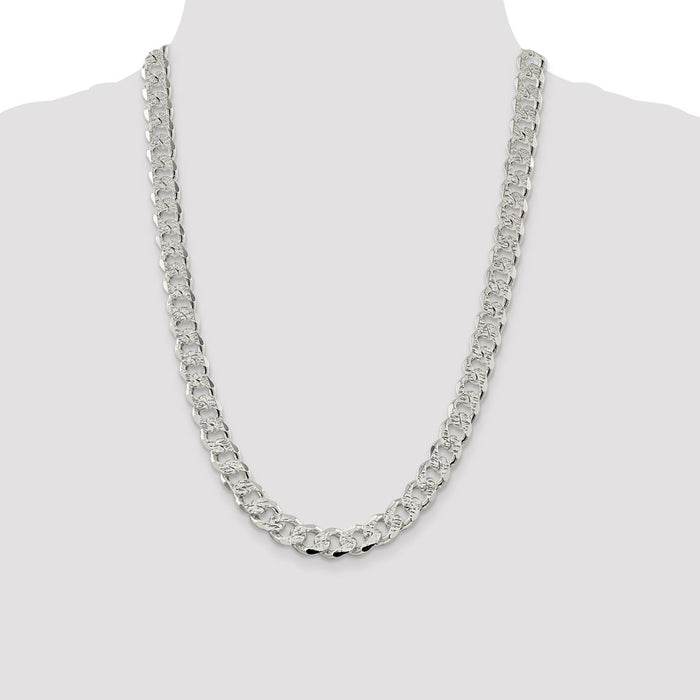 Buy Stylish 11.0mm Sterling Silver Pav Curb Chain | Luxury Design-4