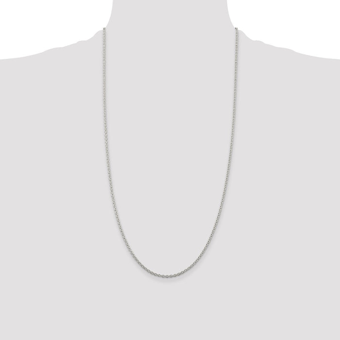 Buy 2.25mm Sterling Silver Cable Chain - Stylish & Affordable Jewelry Option-4