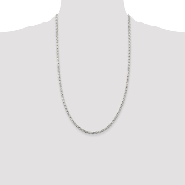 Buy 3.5mm Sterling Silver Cable Chain - Stylish and Affordable Jewelry-4