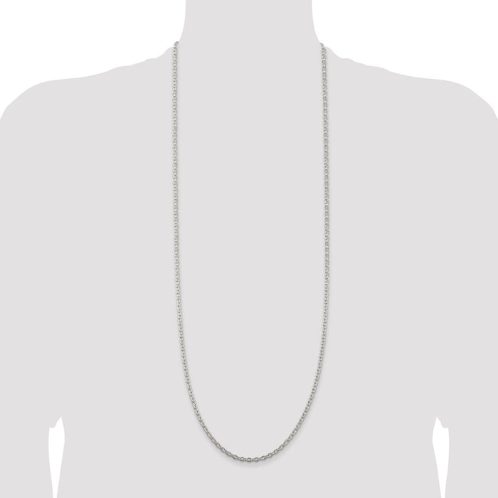 Buy 3.5mm Sterling Silver Cable Chain - Stylish & High-Quality Value Jewelry-4