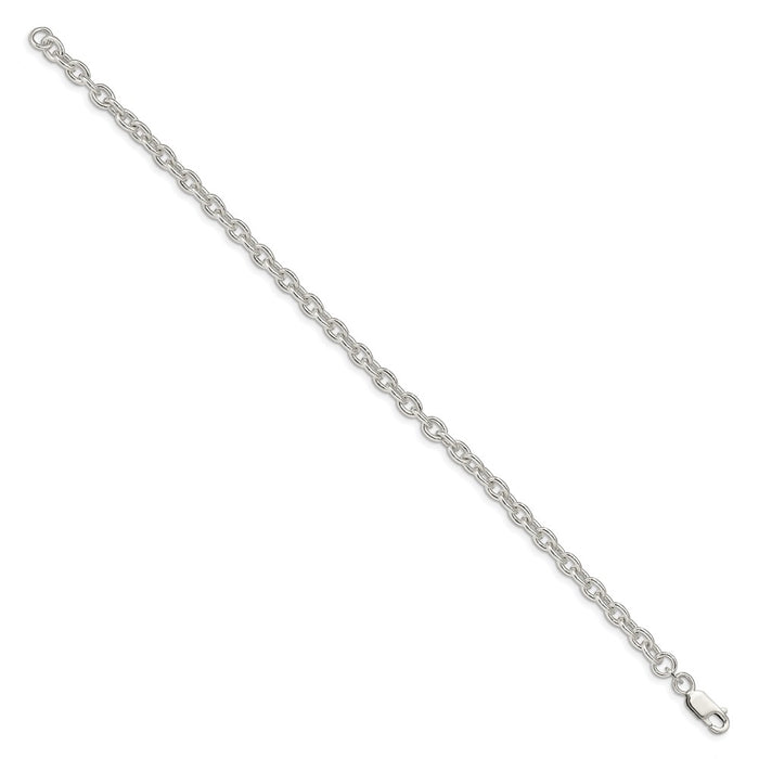 High-Quality 4.5mm Sterling Silver Cable Chain | Affordable Luxury Jewelry-2