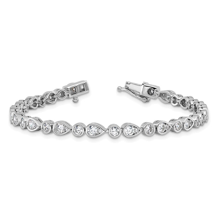 Buy Exclusive Cheryl M Sterling Silver CZ Bracelet - Stylish & Affordable!-5