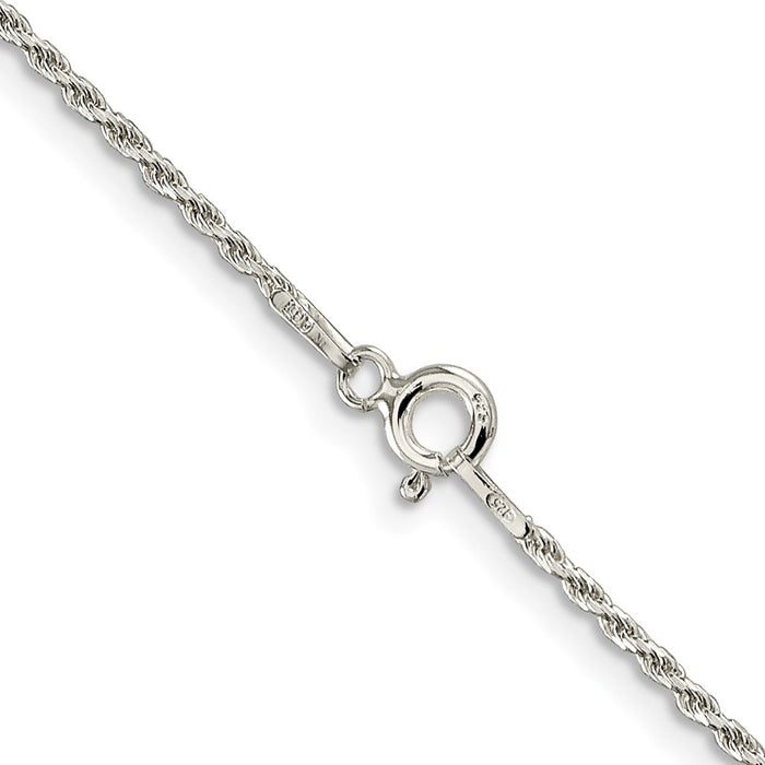 Buy 1.5mm Diamond-Cut Rope Chain in Sterling Silver | Stylish & Affordable-3