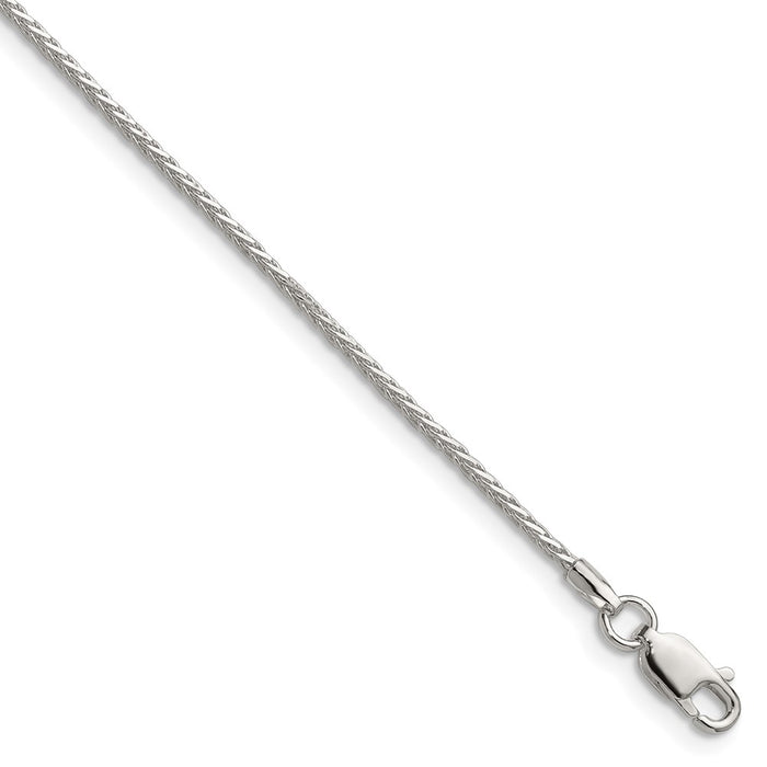 Buy Stylish Sterling Silver 1.45mm 8-Sided Double Spiga Chain - Luxury Value-1