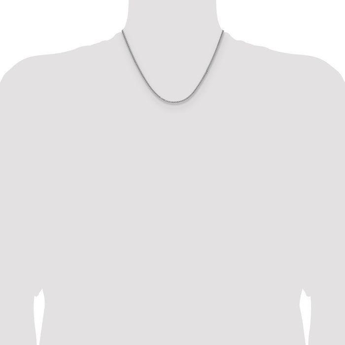 Buy Stylish 2.0mm Sterling Silver Double Spiga Chain - Affordable Elegance-4