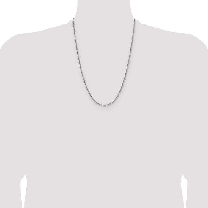 Buy Stylish 2.0mm Sterling Silver Double Spiga Chain - Exclusive Design!-4