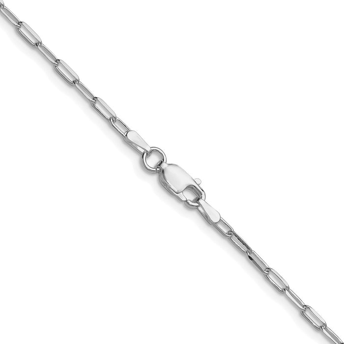 Exclusive Rhodium-Plated Sterling Silver 2.15mm Forzantine Chain - Stylish Value!-3
