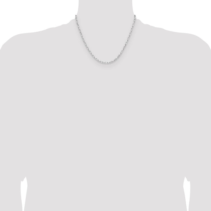Exclusive 3.15mm Sterling Silver Double Curb Forzantine Chain - Stylish Value!-4