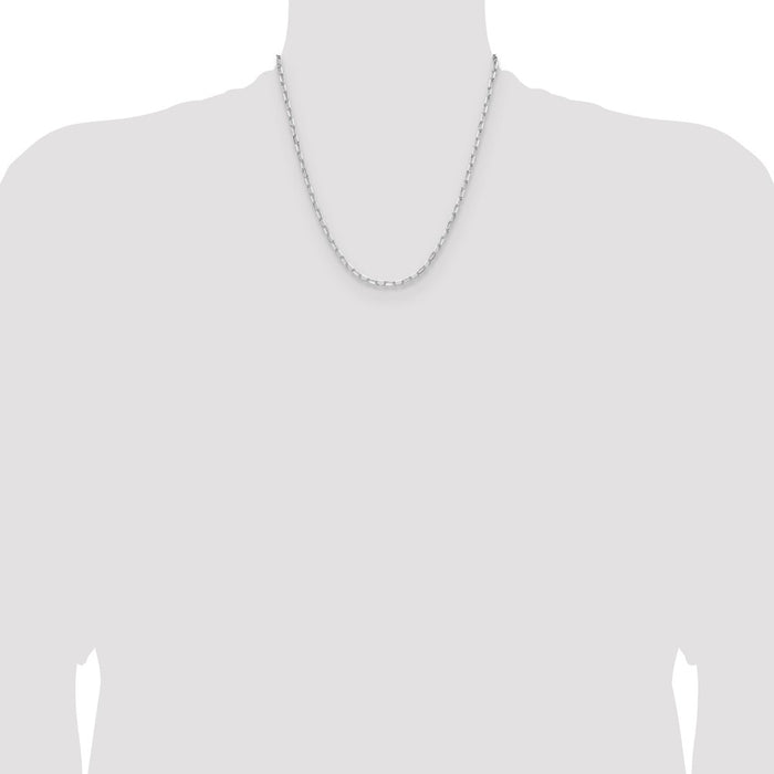 Buy Stylish Sterling Silver 3.15mm Double Curb Forzantine Chain - Luxury Value!-4